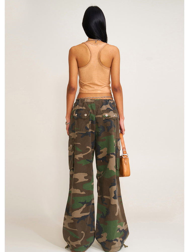 Compass Retro Camo Para Pants Desert Camouflage