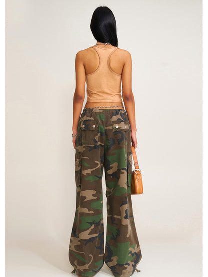 Compass Retro Camo Para Pants Desert Camouflage