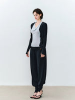 Ruffle Cardigan Set