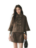 Wool Napoleon Cape Coat
