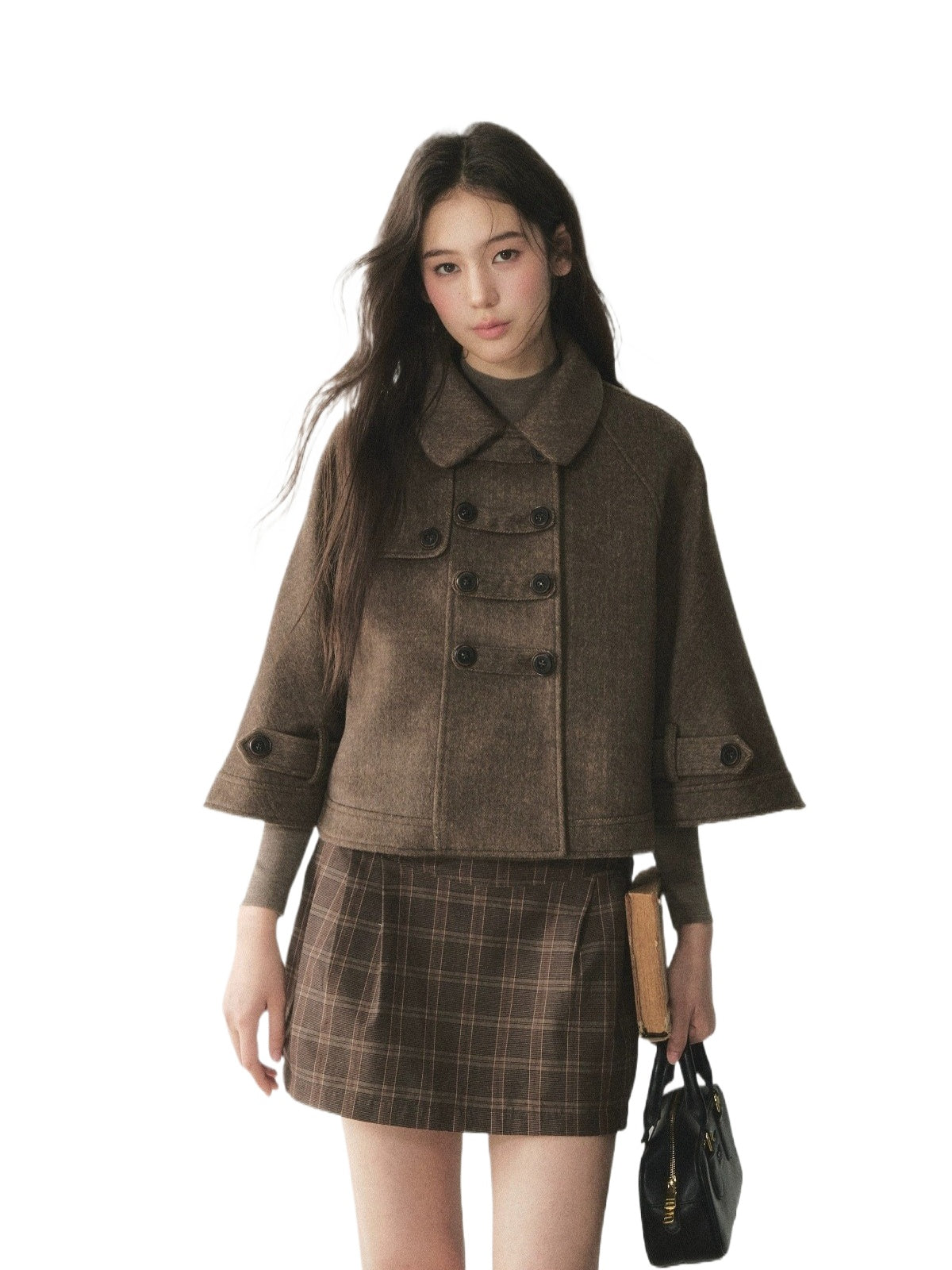Wool Napoleon Cape Coat