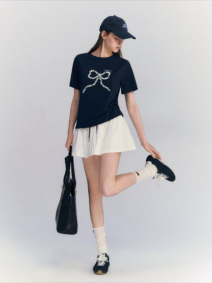 Bow Embroidery T-shirt