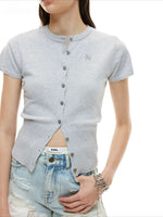 Merino Shimmer Fitted Tee