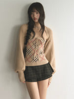 Argyle Knit Layer Set