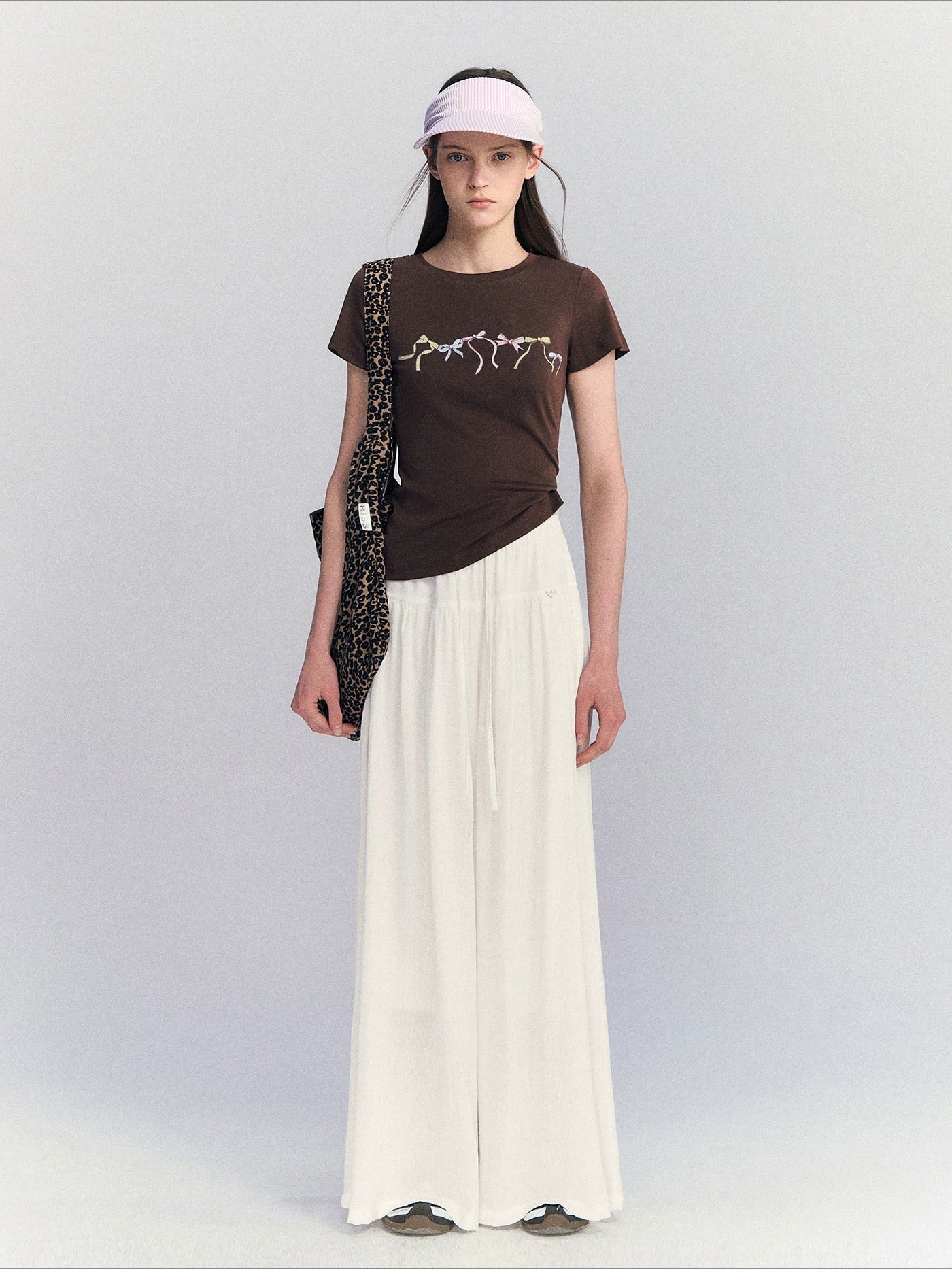Linen Blend Wide Pants