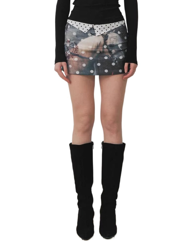 Pony Dot Mini Skirt