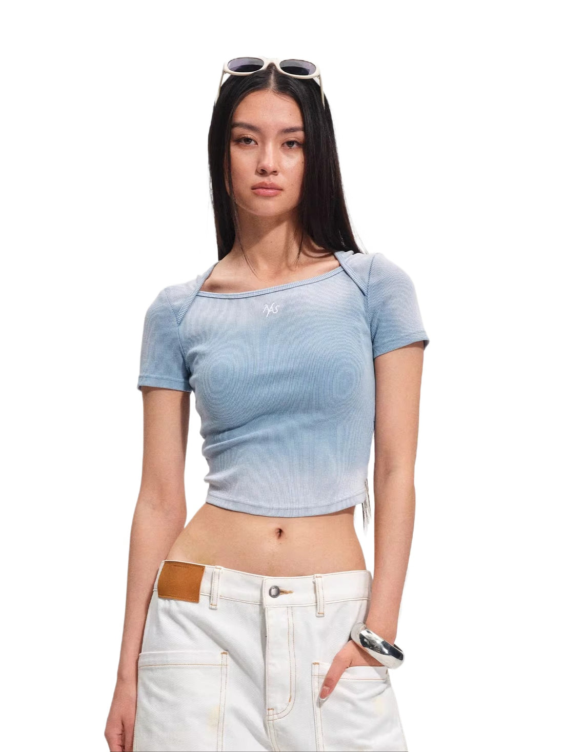 Equestrian Washed Crop Tee