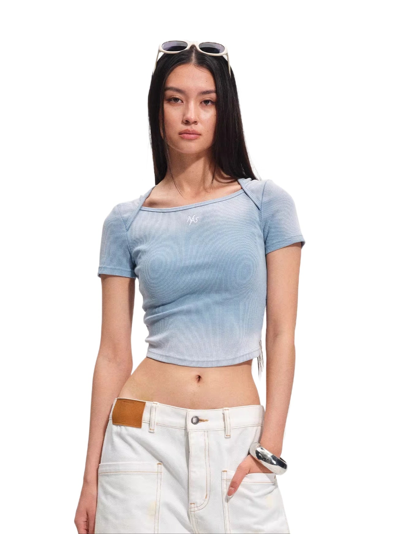 Equestrian Washed Crop Tee
