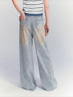 Shimmer Wide Leg Jeans