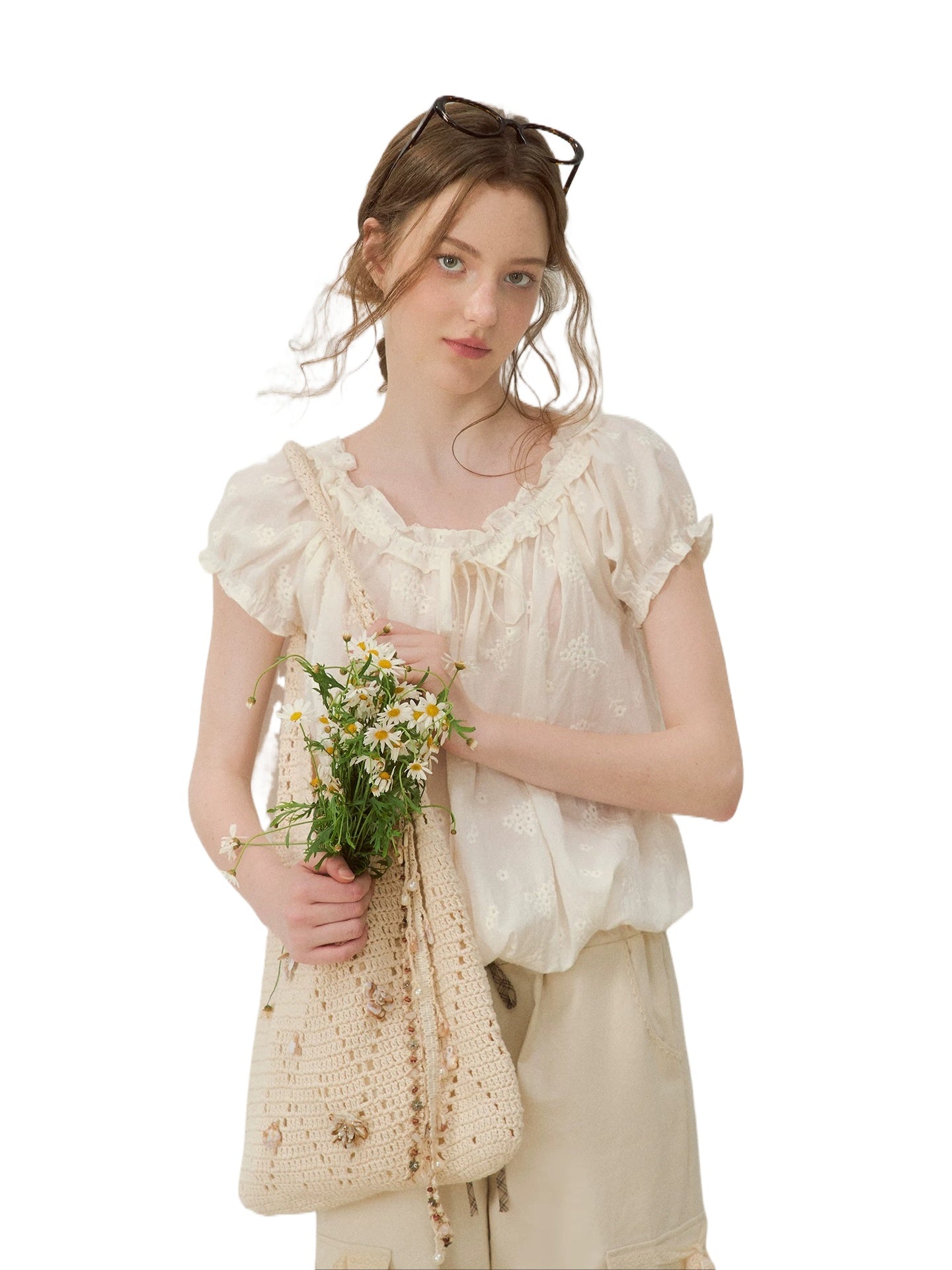 Lily Embroidery Blouse