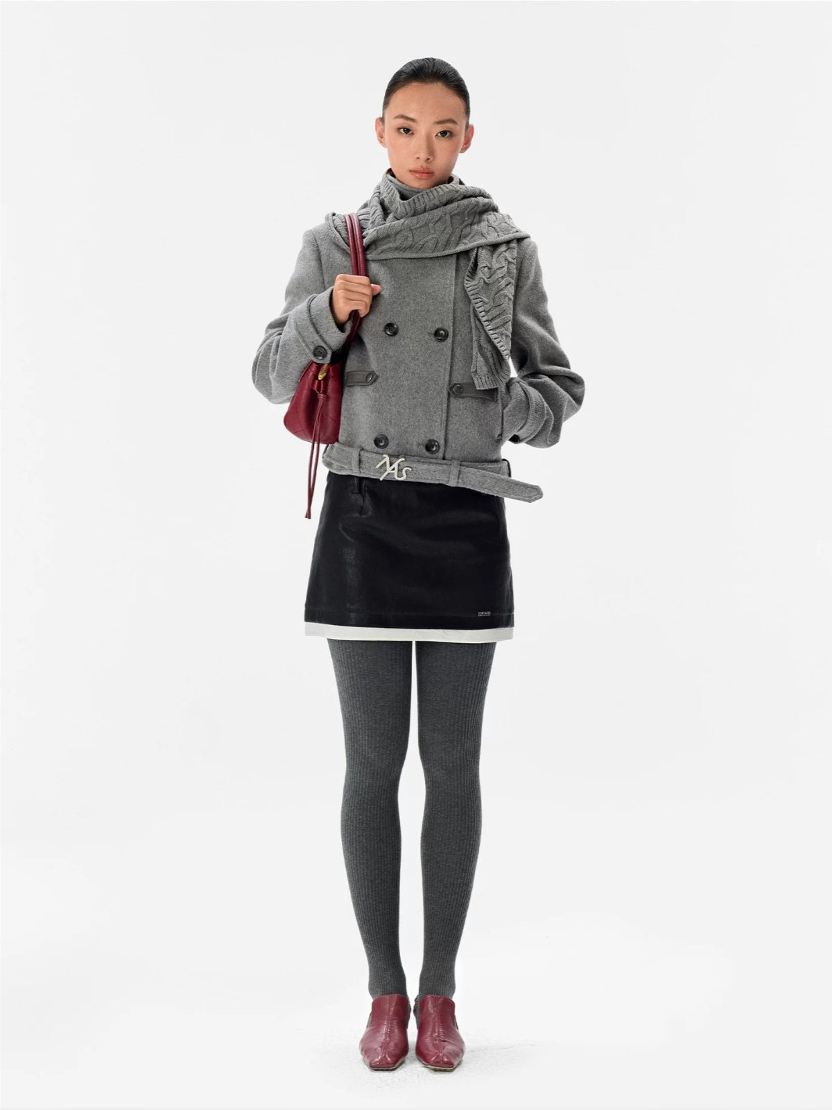 Windsor Wool Cape Knit Jacket