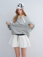 Pleated Ribbon Bow Skirt