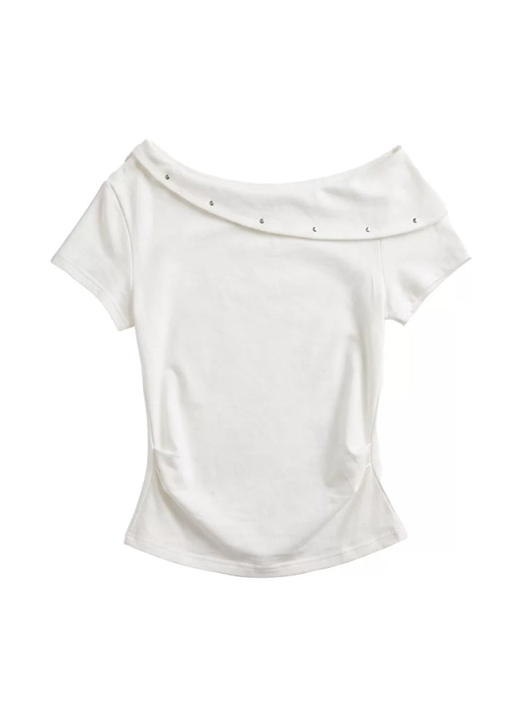 Airy Asym Tee Pants Set