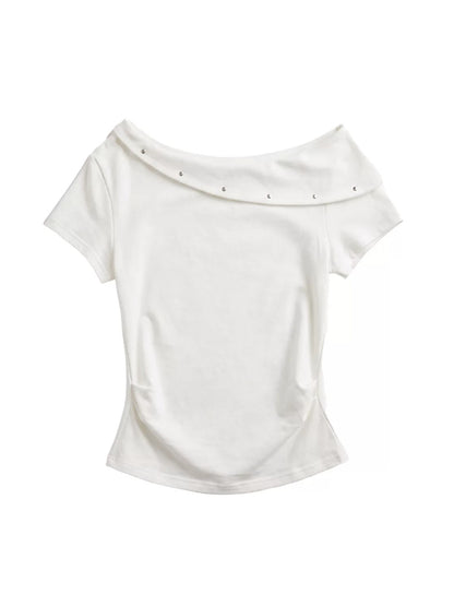 Airy Asym Tee Pants Set