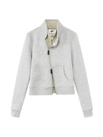 Double Zip Sweatshirt Jacket