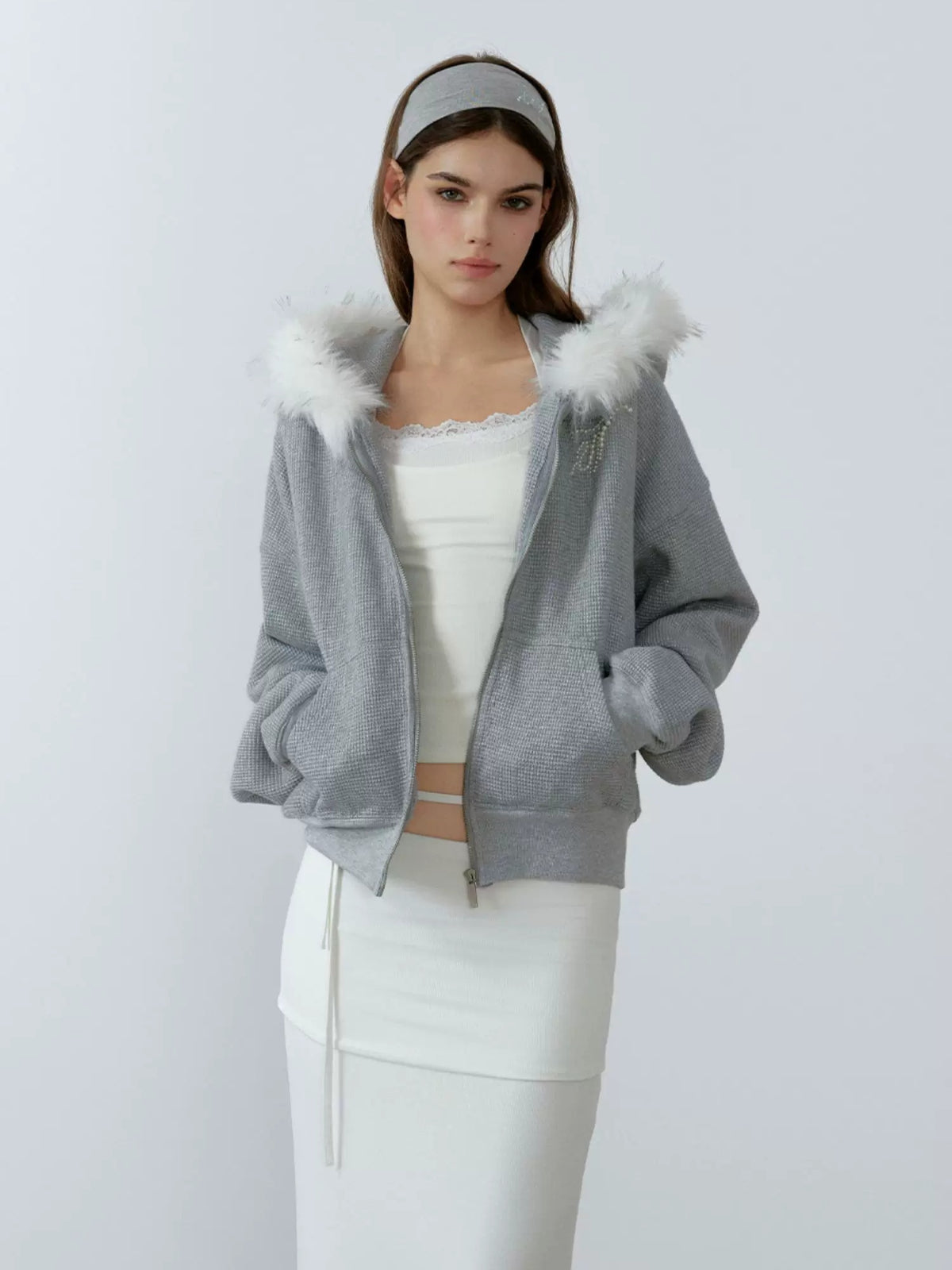 Fur Hooded Jacket