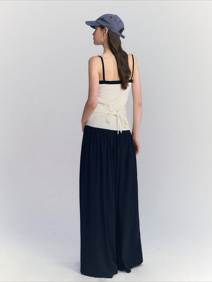 Contrast Strap Tank Top
