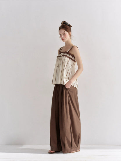 Pleated Balloon Pants