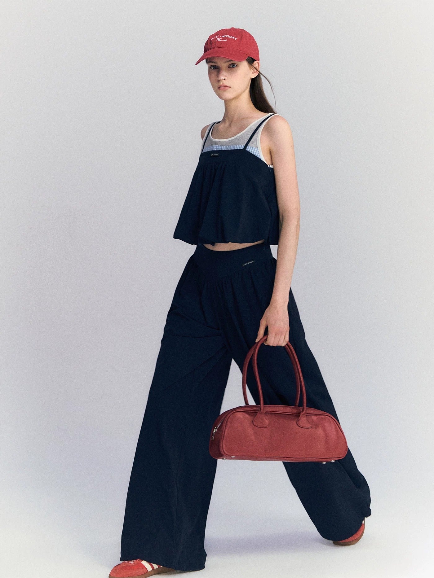 Contrast Two-Piece Set