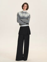 Fair Isle Cardigan & Sweater Set