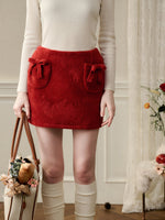 Galaxy Forever 'Christmas Miracle' Berry Color Fluffy Bow Set