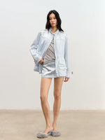 Low-Rise Satin Skort