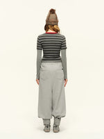 Layered Stripe Fitted Tee