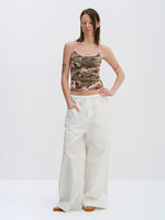 Camouflage U-Neck Tank