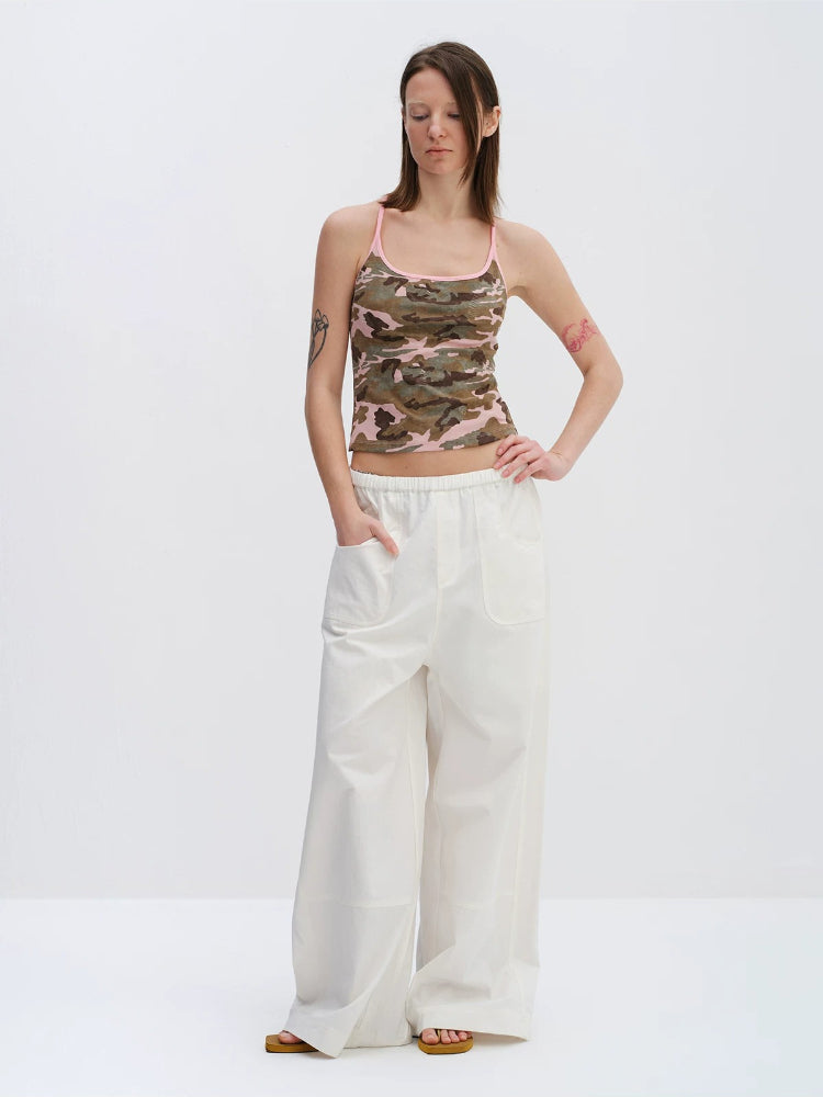 Camouflage U-Neck Tank