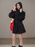 “Reading Time” Cotton Trench & Skirt Set