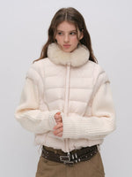 Detachable Sleeve Down Puffer Jacket