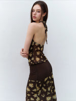 Mist Garden Mesh Dress