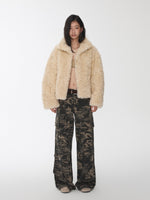 Reversible Shearling Suede Jacket