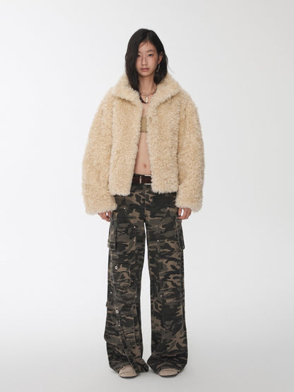 Reversible Shearling Suede Jacket
