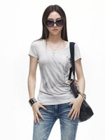 Gradient Rhinestone Tee