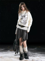 Asymmetric Chain Sweater