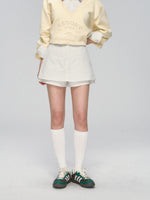Yellow & Navy Collegiate Butterfly Sweatshirt & Skirt Set