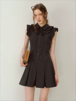 Ruffle Collar Dress