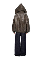 Fur Hood Pocket Puffer Jacket