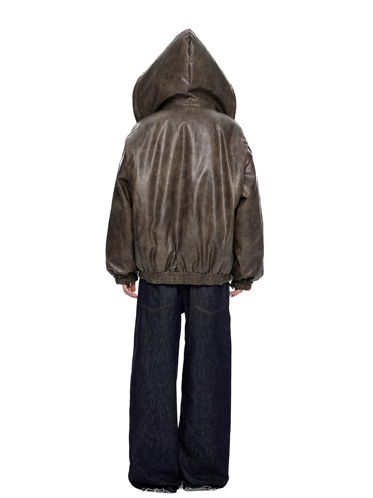 Fur Hood Pocket Puffer Jacket
