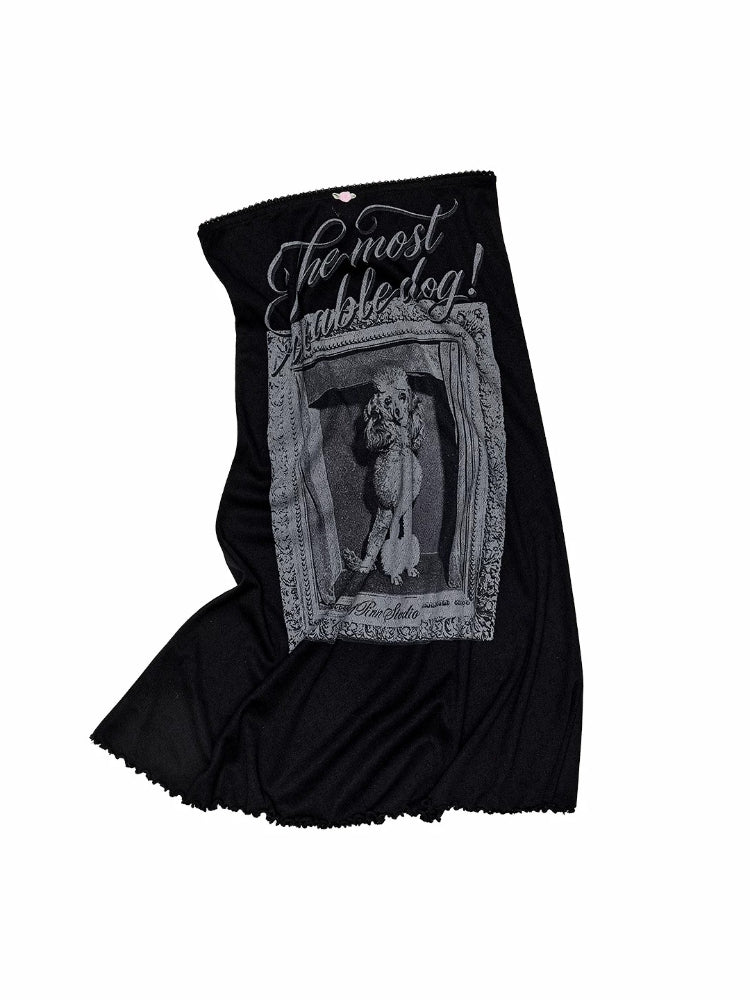 Framed Dog Top &amp; Skirt Set