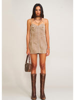 Rage Wild Origin Denim Dress Wild Cowboy Brown