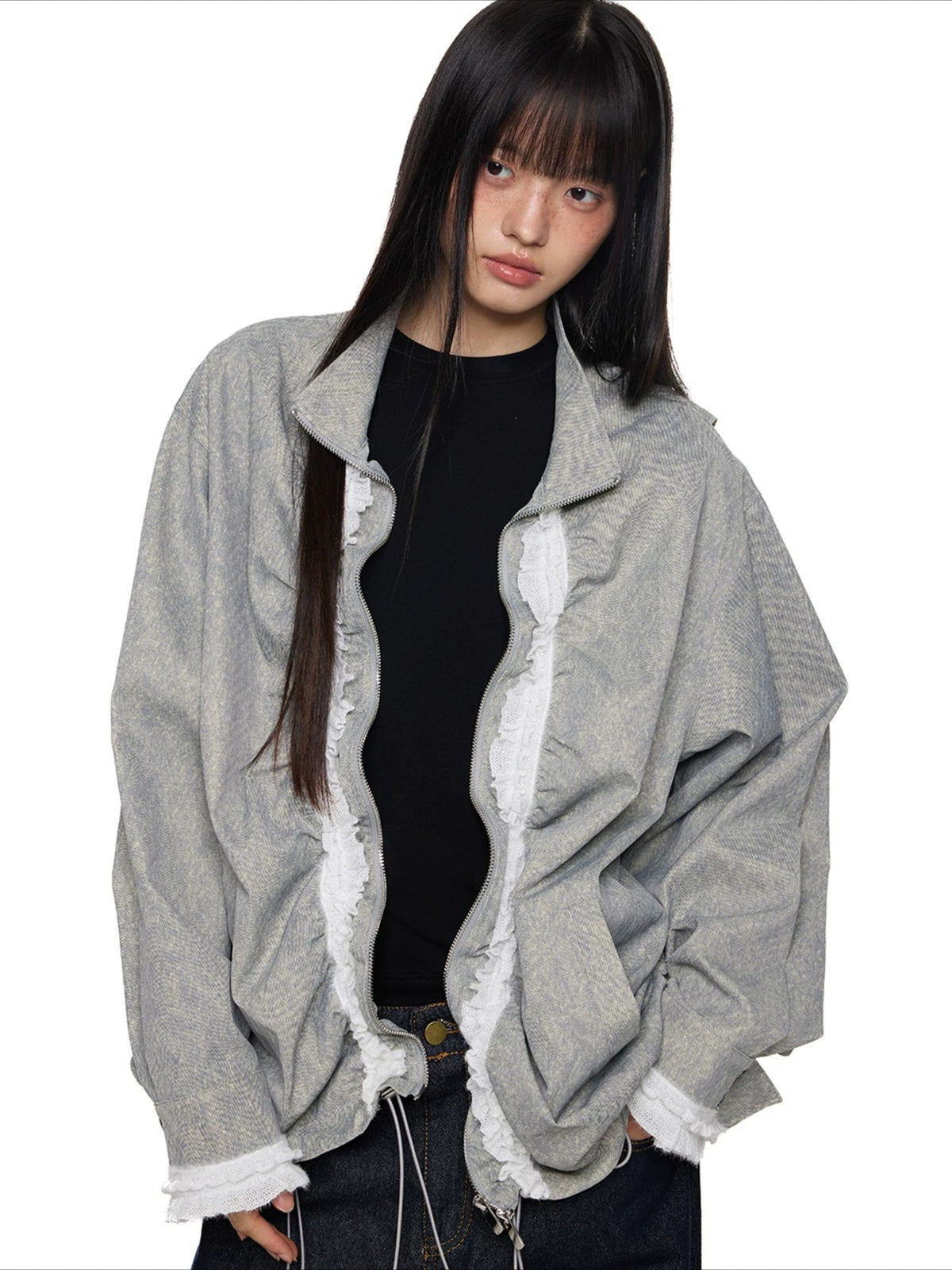 Lace Zip Jacket
