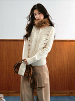 Napoleon Fur Collar Sweater