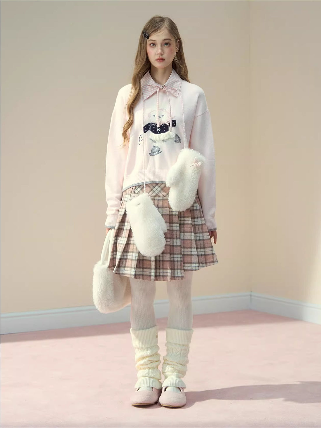 Preppy Bunny Diary Sweater
