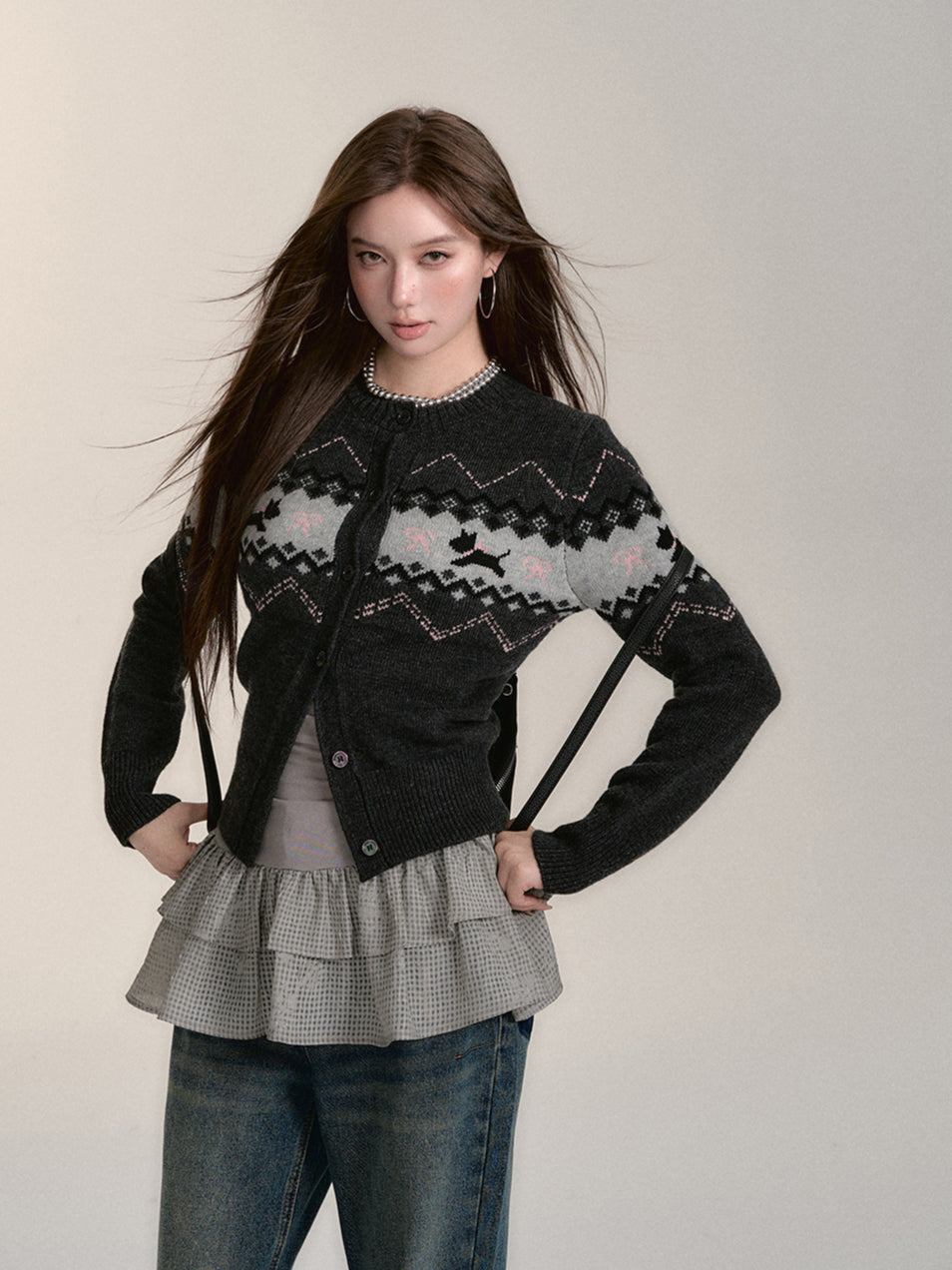 Fair Isle Dog Cardigan