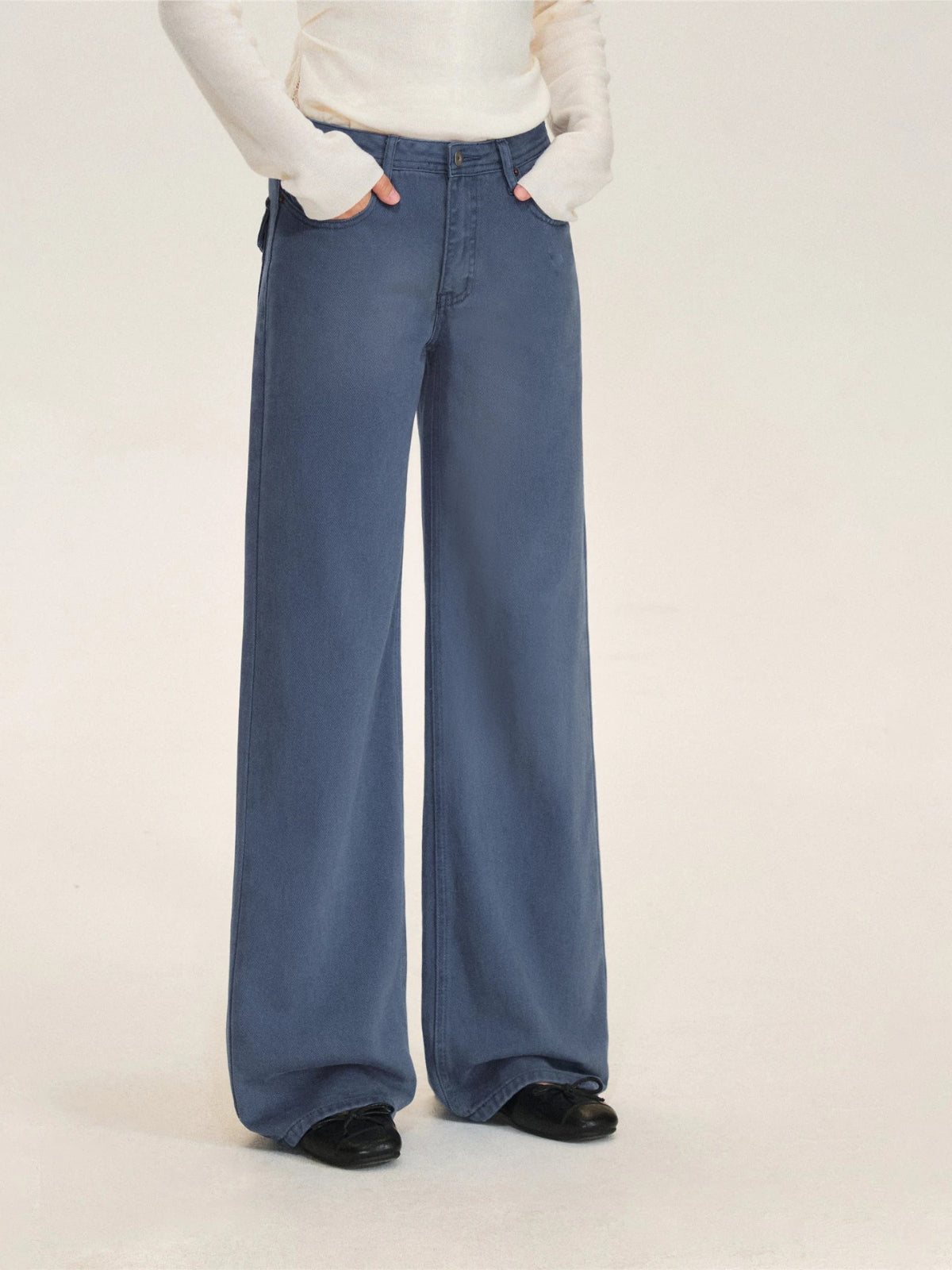 Vintage Blue Low Rise Jeans