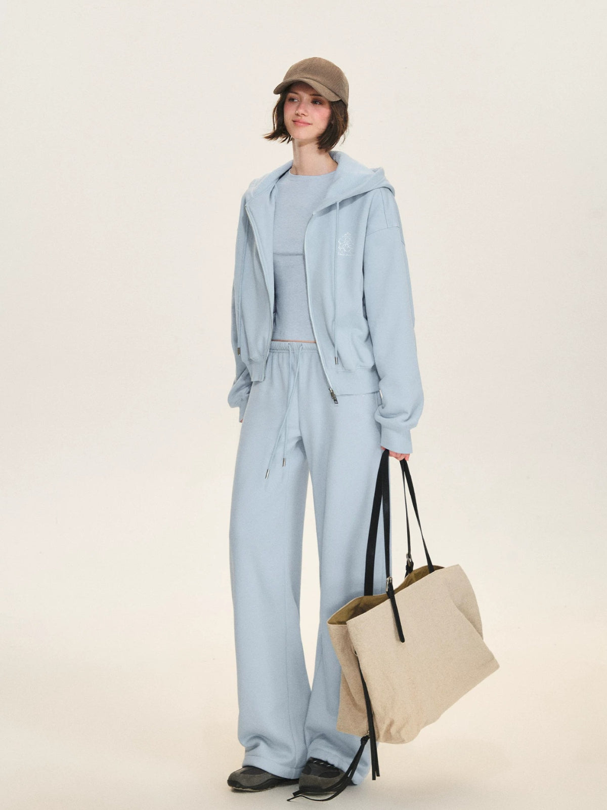 Fleece Hooded Three Piece Set