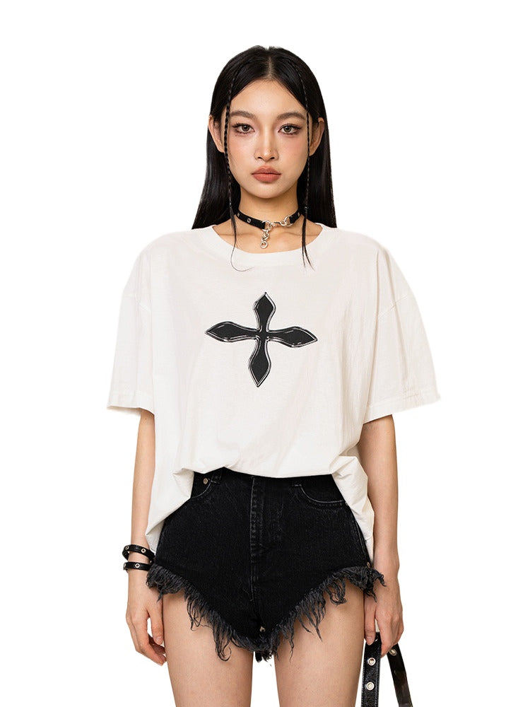 Compass Cross Vintage Tee