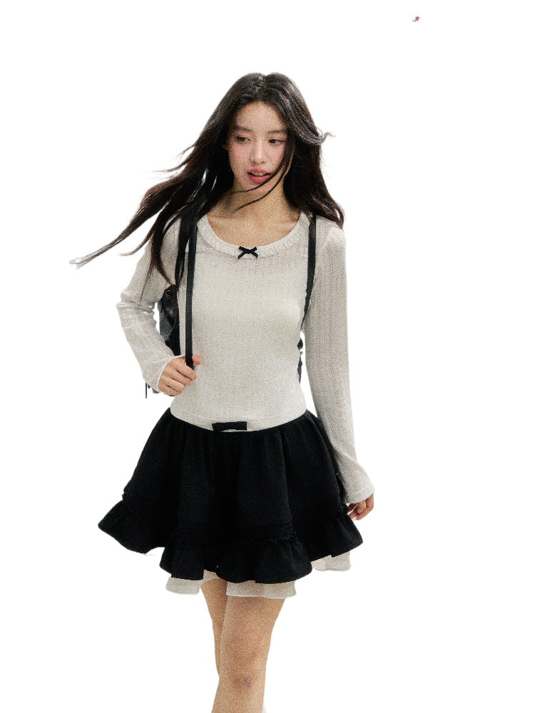 Textured Long-sleeve T-shirt Base Layer